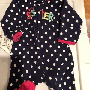 Newborn footie pajamas